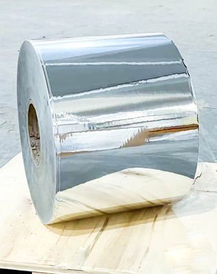 Perak Ringan BOPP Adhesive Jumbo Roll Paper 50μ Face Thickness Perekat sintetis