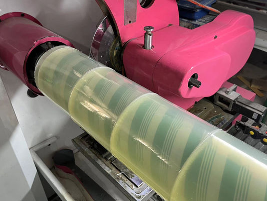 Akrilik Perekat bahan label glue roll BOPP film transparan ekstra lengket