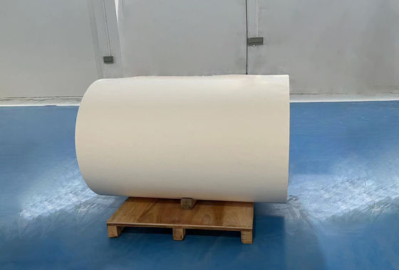 Glue bergerak Jumbo Roll Wrapping Paper, SGS Certified White Board Paper Roll