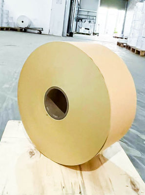 Kraft Paper Hot Glue Self Adhesive Label Bahan 80g Ketebalan permukaan