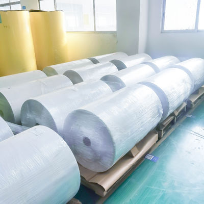 Lem Minyak Bahan Label BOPP Putih, BOPP Synthetic Paper Ketebalan wajah 50μ