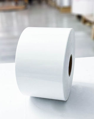 Catat BOPP yang jelas Catatan Jumbo Roll Kertas Gam Movable Sintetis