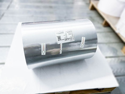 Blank Waterproof BOPP Adhesive Jumbo Roll Label 75μ Lempeng Minyak Ketebalan Wajah