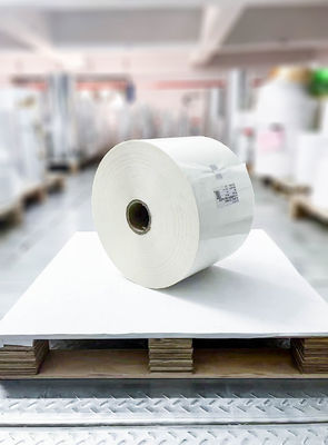 Lem Minyak BOPP Label Roll, Label Adhesive Paper Ketebalan wajah 50u
