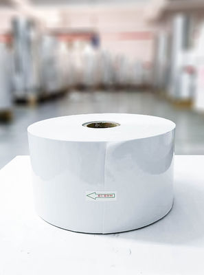 PET Transparan Self Adhesive Sticker Paper Roll Oil Glue Bahan Label PVC