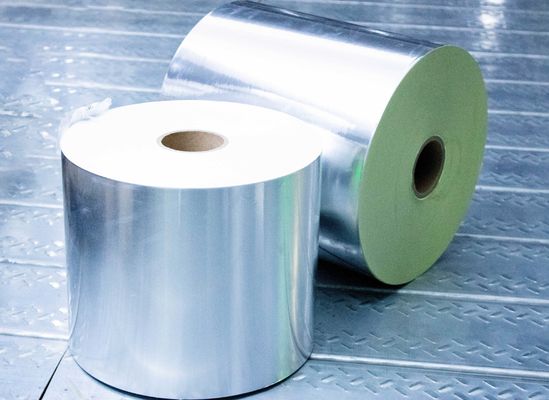 Mat Silver PET Adhesive Back Printer Paper Roll 50u Ketebalan Permukaan