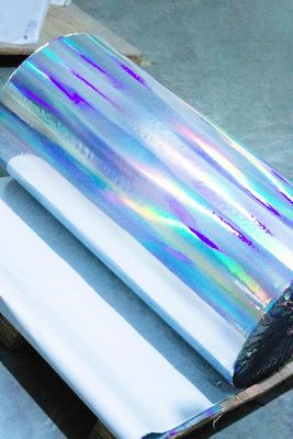 Acrylic Glue Clear Holographic Film, Waterproof Holographic Film Paper