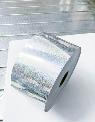 Biasa Lemak Jelas Holographic Adhesive Film Label Kertas 800m Panjang