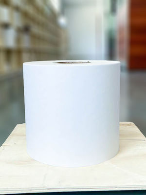 Waterproof Termal Paper Jumbo Roll Label 75μ Ketebalan Permukaan Ekstra Lemak