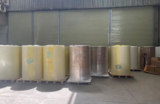 Self Adhesive Label besar yang lengket, Label transparan PET Clear Roll