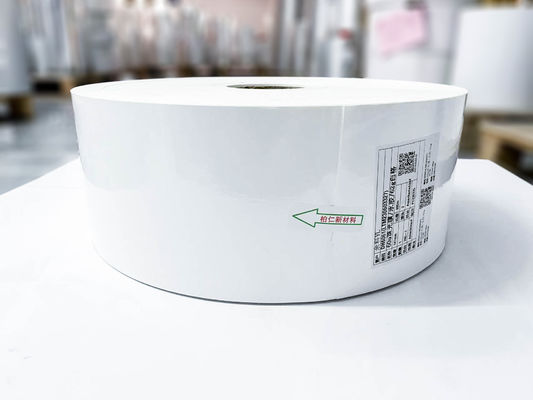 Label kertas berlapis lem akrilik tahan air Lebar permukaan 80u