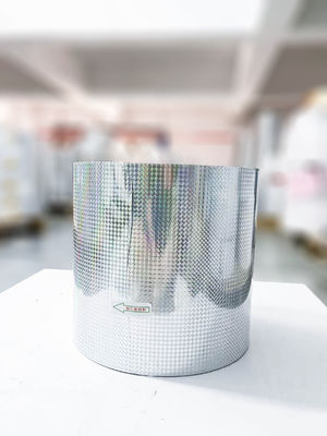 Anti Goresan Holographic Adhesive Film, Extra Sticky Holographic Film Roll