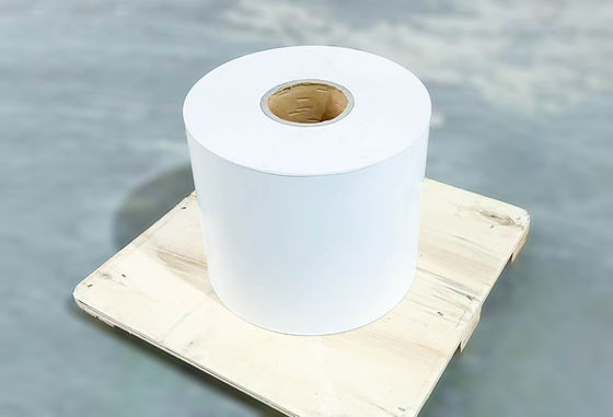 Hot Melt Glue Jumbo Roll Thermal Paper, 75u Ketebalan Permukaan Heat Proof Paper