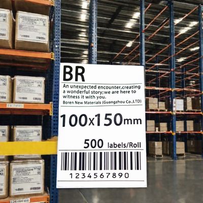 Kertas Ekspres Logistik Industri Ukuran 100x150 Lembar Logistik untuk Label Kemasan