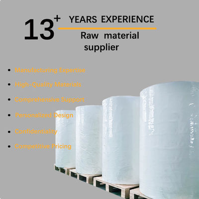 80g Bahan label kertas berlapis dengan perekat panas cair universal dan kertas kaca putih
