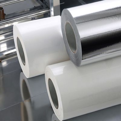 Adhesi awal ≥ 16N 80g Kertas Lapisan Bahan Label Cetak pada Kertas Kaca Putih