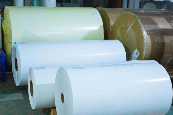 Material Label Rumah Pencetakan 80g Kertas Lapisan dengan Perekat Permanen dan Viskositas