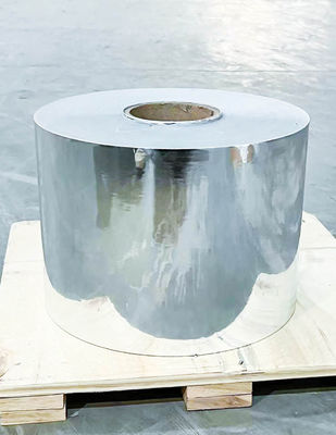 Harga yang bagus Self Adhesive Sticker Paper Roll 50 Light silver PET ((Coating) perekat akrilik 62 Glassine on line