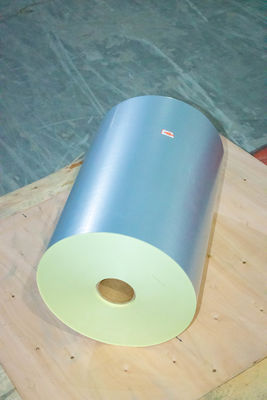 Harga yang bagus Mat Silver PET Self Adhesive Sticker Paper Roll 50u Ketebalan permukaan Lem minyak on line