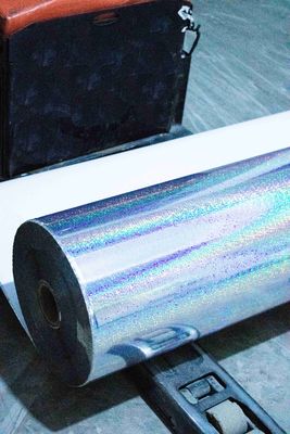 Harga yang bagus Acrylic Glue Clear Holographic Film, Waterproof Holographic Film Paper on line
