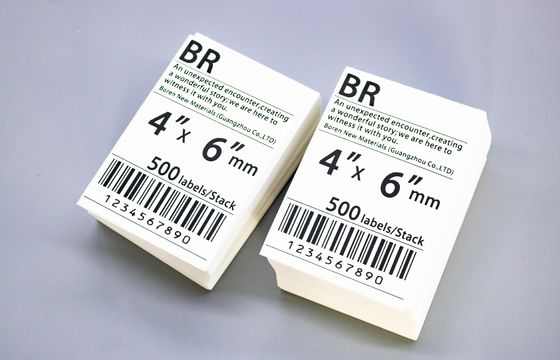 Harga yang bagus 4x6 label termal Sticker Roll untuk label printer on line