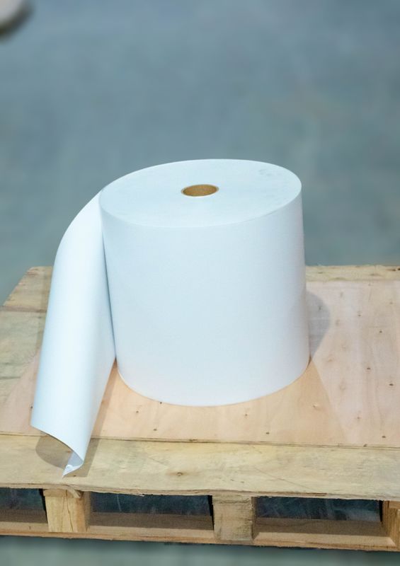 Karet tahan panas Jumbo Roll High Viscosity Stong Sticky Back Type