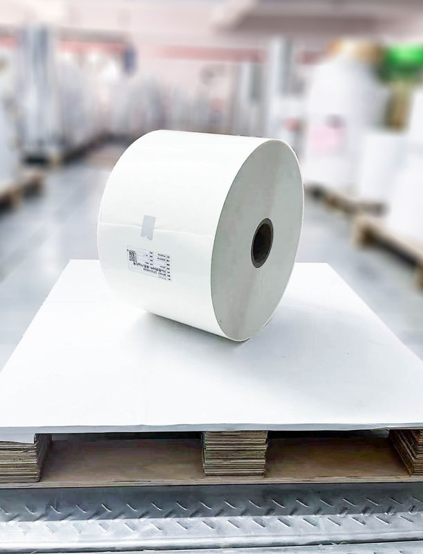 Bahan Label PET Susu Gulung Kertas Akrilik Perekat Jenis