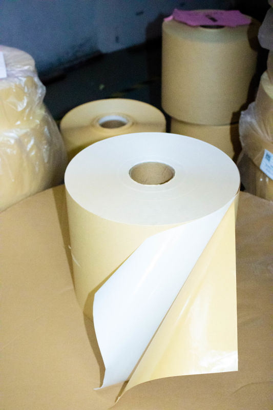 Release Liner Kraft Jumbo Printing Paper Roll 80u Ketebalan Permukaan Tipe sel kertas