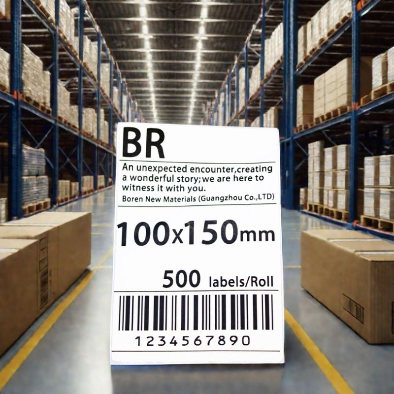 100x150 Ukuran Logistik dan Lembar Ekspres 50*37*24mm Ukuran Kotak untuk Label Kemasan