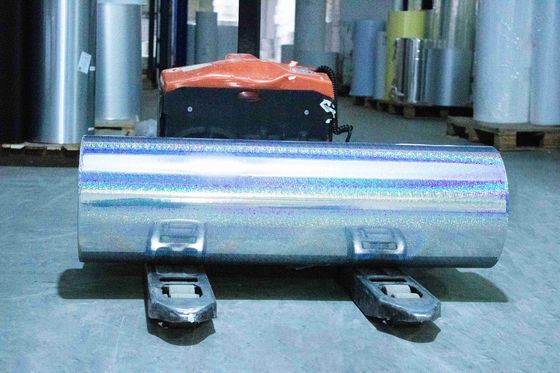 Harga yang bagus waterproof Self Adhesive Holographic Film Label Paper 50u Ketebalan permukaan on line