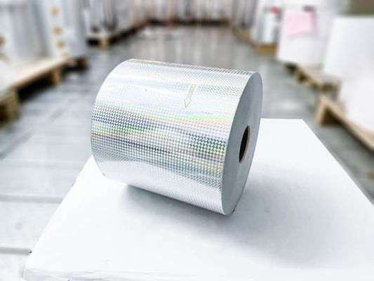 Harga yang bagus Perekat Akrilik Transparan Holographic Adhesive Film Laser Holographic Thermal Label on line