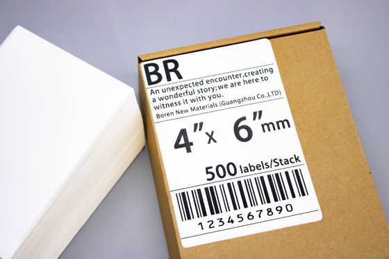 Harga yang bagus Stiker Label Termal 4x6 yang Mudah Digunakan untuk Printer on line