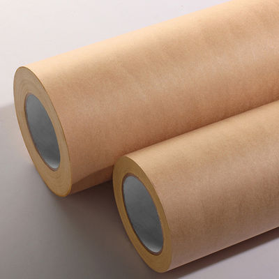 Harga yang bagus Tidak ada pencetakan Self Adhesive Kraft Paper Roll Air Aktif Adhesive tahan abrasi 80g on line