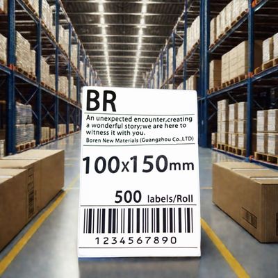 Harga yang bagus 100x150 Ukuran Logistik dan Lembar Ekspres 50*37*24mm Ukuran Kotak untuk Label Kemasan on line